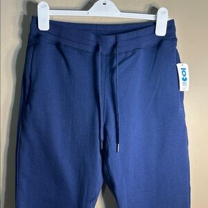 DOU New York Navy Blue Drawstring Sweatpants Size Large Women’s